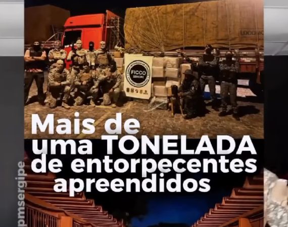 Ação integrada retira mais de uma tonelada de drogas de circulação em Sergipe