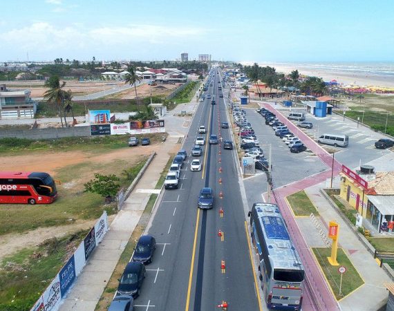 Faixa reversível da Rodovia Inácio Barbosa funcionará durante todo o Carnaval