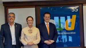 Delegada Katarina se reúne com o presidente nacional do PSD, Gilberto Kassab: “partido forte e unido para os desafios de 2026”