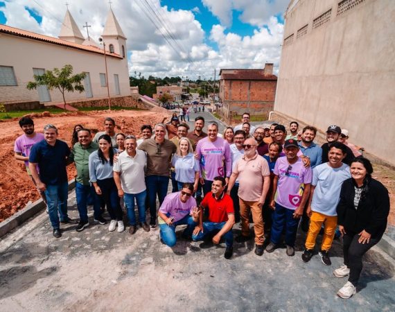 Prefeito de Lagarto autoriza obra de pavimentação no povoado Barro Vermelho