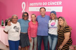 André Moura acompanha “Dia de Ação” no Instituto do Câncer Sheyla Galba