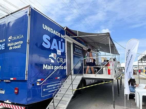 Carreta do Hospital de Cirurgia chega a Malhador com consultas e exames gratuitos
