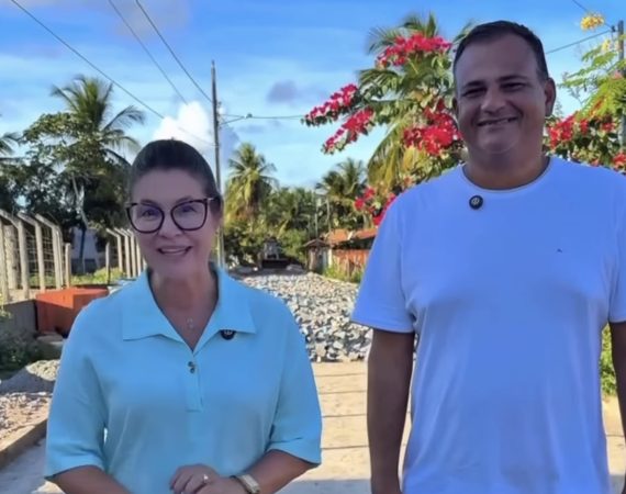 Iara Martins vistoria obras de pavimentação e intensifica ações de infraestrutura em Pacatuba