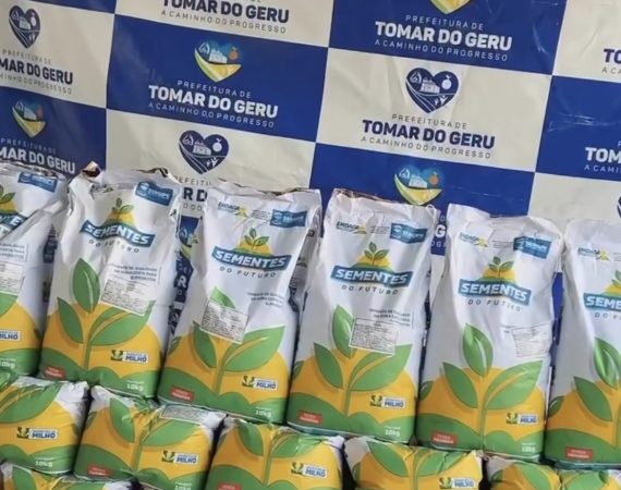 Prefeitura de Tomar do Geru entrega sementes de milho e reforça apoio ao produtor rural