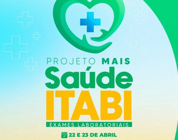 Projeto leva exames laboratoriais gratuitos a unidades de saúde de Itabi na próxima semana