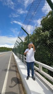 Ibrain de Valmir visita ponte da SE-170 e destaca instalação de proteção no trecho entre Lagarto e São Domingos