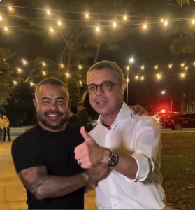 Durante Marcha dos Prefeitos, Binho garante ampliação do asfaltamento de São Domingos com apoio de Fábio Mitidieri