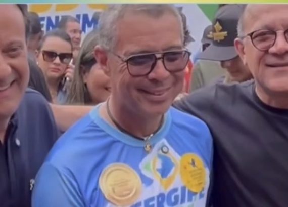 Carlinhos de Brejo Grande acompanha última edição do “Sergipe é Aqui” em Nossa Senhora Aparecida ao lado de Fábio Mitidieri