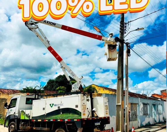 Prefeitura de Arauá conclui troca por LED e moderniza quase 700 pontos da iluminação pública
