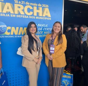 Tamara de Cuite representa Porto da Folha na Marcha dos Municípios em Brasília
