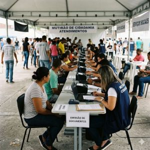 Mutirão da Cidadania disponibilizará exames gratuitos de DNA e outros serviços gratuitos neste sábado, 30