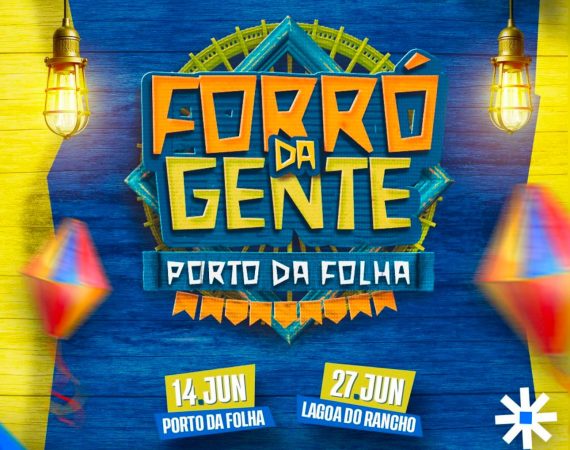 Prefeitura de Porto da Folha anuncia programação do Forró da Gente 2026