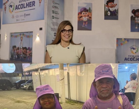 Estação Acolher inicia atividades no Arraiá do Povo 2026 e garante cuidado para crianças e catadores