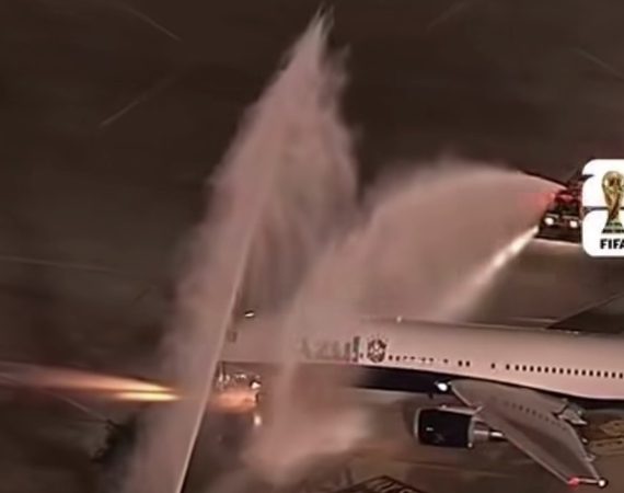 Com homenagem dos Bombeiros, Seleção Brasileira decola para a Copa do Mundo 2026