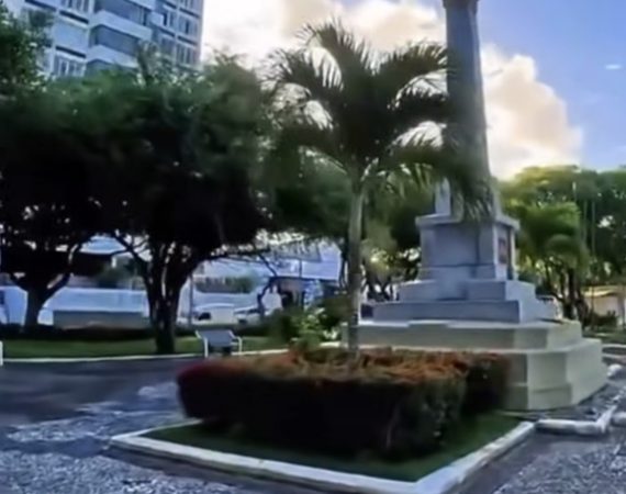 Turismóloga Eline Costa destaca curiosidade histórica e revela que praça em Aracaju abriga os restos mortais do fundador da capital