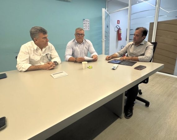 Em reunião com a Iguá Saneamento, prefeito Dr. Fábio garante novo reservatório para atender moradores de Lagoa de Dentro