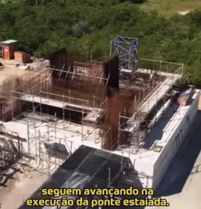 Governo inicia instalação de mastros da ponte estaiada de 360 metros no Complexo Viário Senadora Maria do Carmo Alves, em Aracaju