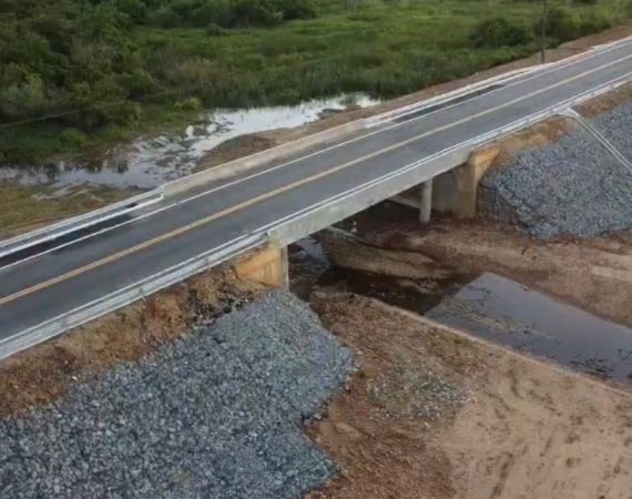 Fábio Mitidieri entrega nova ponte da Rodovia Santa Clara, em Capela