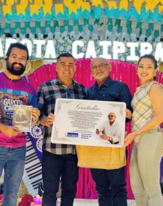 Prefeitura de Nossa Senhora das Dores homenageia Ari Pereira e celebra legado de valorização da cultura popular