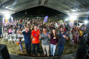 Em Nossa Senhora do Socorro, André Moura teve um sábado de esporte, mobilização e forró