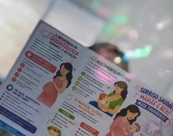 Julho Neon: Umbaúba reforça importância da saúde bucal no cuidado com as puérperas