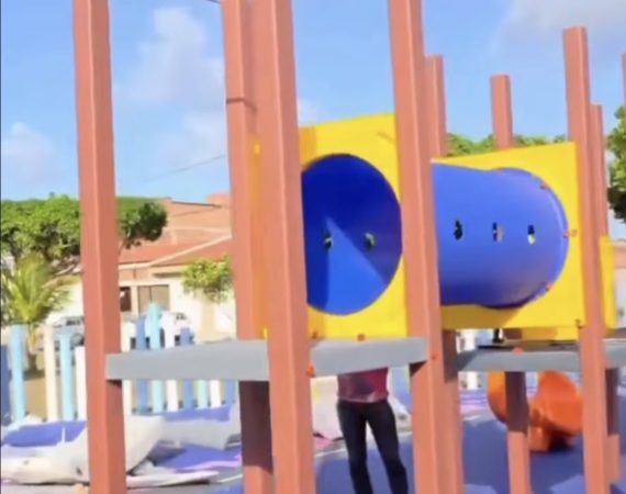 Nossa Senhora do Socorro: obras na Praça das Quadras chegam aos últimos ajustes com novos equipamentos para crianças e prática esportiva