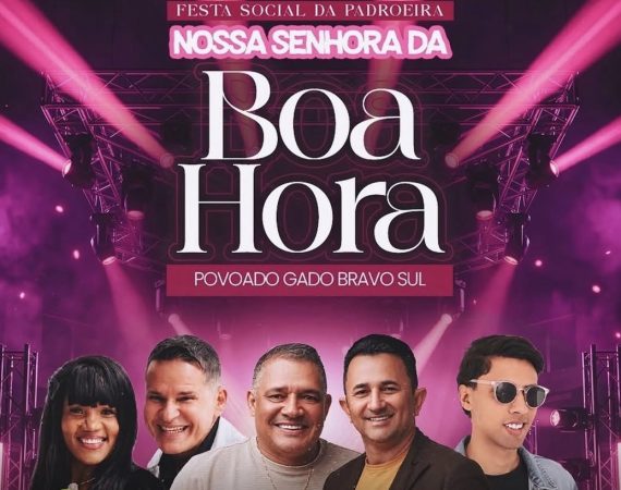 Festa Social da Padroeira de Nossa Senhora da Boa Hora movimentará o povoado Gado Bravo Sul em agosto