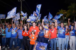 Com uma das maiores comitivas da convenção, Marcelo Sobral demonstra força e chega fortalecido à disputa pela reeleição