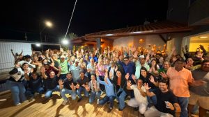 Ibrain de Valmir participa de encontro com amigos e lideranças no povoado Tanque