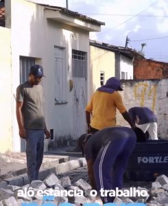 Calçamento de ruas no Alecrim leva mais mobilidade e qualidade de vida a famílias de Estância