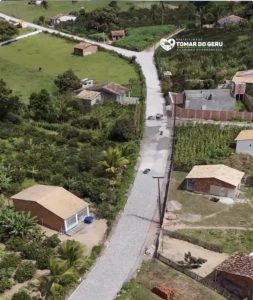 Tomar do Geru avança com extensão do calçamento entre os povoados Campo Cumprido e Baía