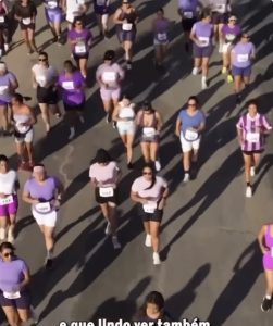 Japaratuba promove 1ª Lilás Run e reúne mais de 250 mulheres em ação de conscientização