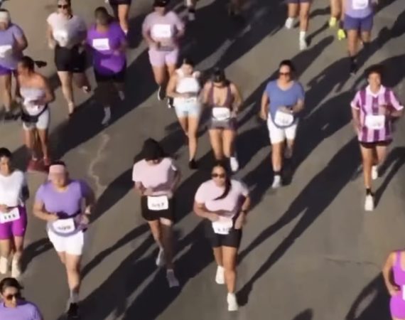 Japaratuba promove 1ª Lilás Run e reúne mais de 250 mulheres em ação de conscientização