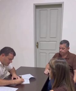 Prefeito de Frei Paulo dá Ordem de Serviço para reforma e ampliação da Escola e Creche Inês Nascimento Rocha