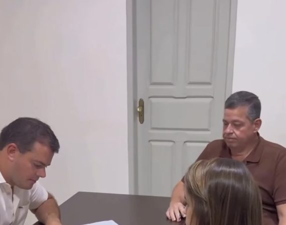 Prefeito de Frei Paulo dá Ordem de Serviço para reforma e ampliação da Escola e Creche Inês Nascimento Rocha
