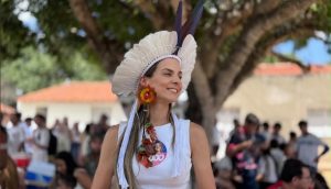 Lidiane Lucena participa pela segunda vez da Festa da Retomada do Povo Xokó e ressalta importância de preservar a história indígena de Sergipe
