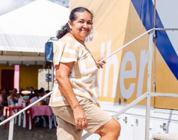Carreta do SESC Saúde da Mulher realiza exames e atendimentos em Telha até sexta-feira