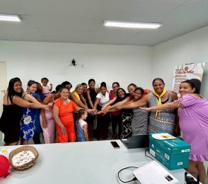 CRAS de Arauá promove encontro do Grupo de Gestantes Colo de Mãe com foco no autocuidado