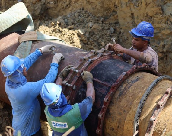 Deso informa redução de 60% na produção de água da ETA João Ednaldo após rompimento na Adutora do São Francisco