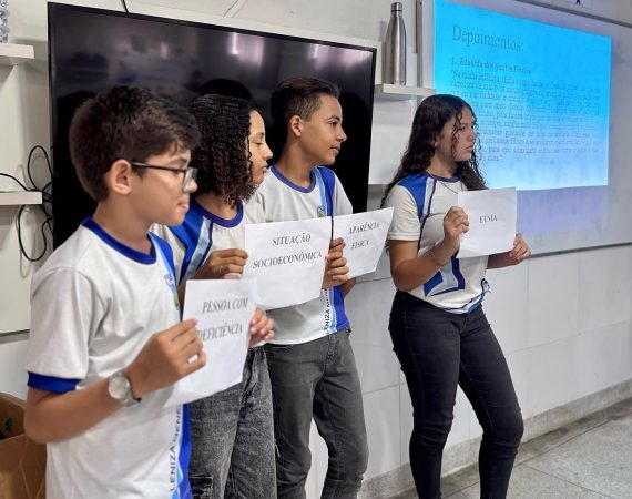 Ribeirópolis promove palestra sobre violência e cultura de paz para estudantes do Colégio Leniza Menezes de Jesus