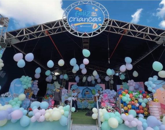 Tomar do Geru realiza 2ª edição do Festival do Dia das Crianças com lazer e integração das famílias