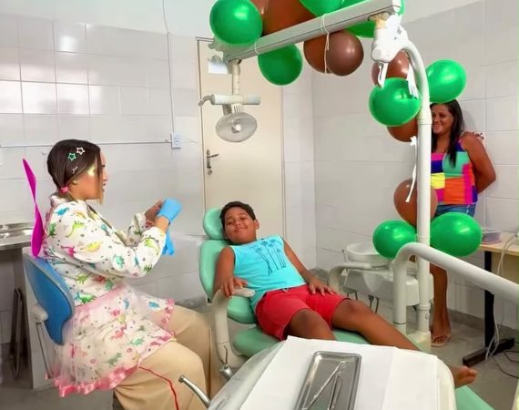 Ilha das Flores inicia programação da Semana das Crianças com atendimento odontológico voltado ao público infantil