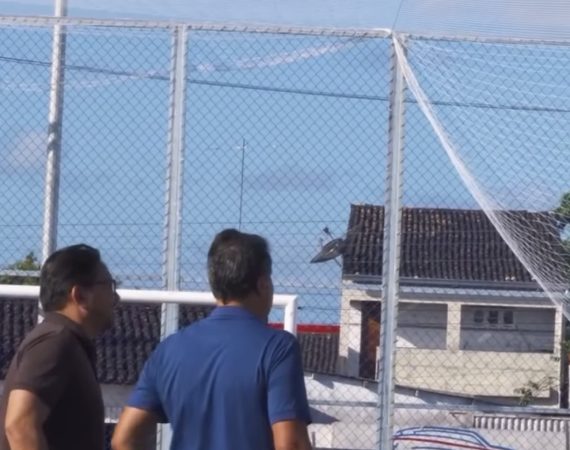 Prefeito André Graça acompanha obras do novo Módulo Esportivo de Estância, que contará com quatro modalidades