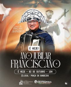 Cristinápolis recebe noite de fé e louvor com Padre Sandro nesta sexta-feira