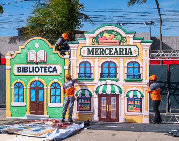 Montagem da Vila da Criança entra em estágio final para receber sergipanos e turistas a partir desta sexta-feira, 9